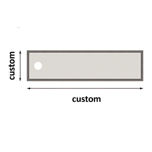 Custom Size flight tag size